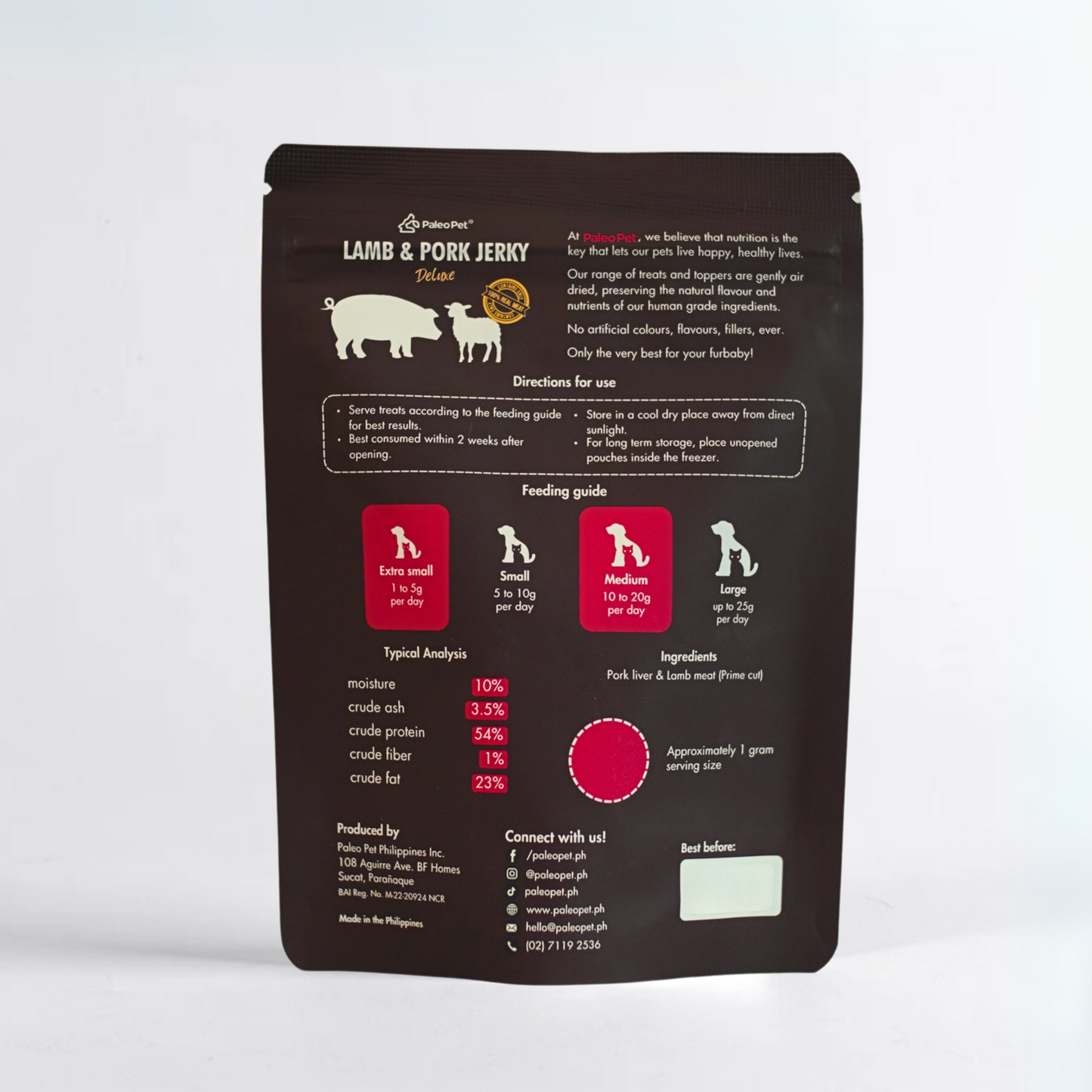 Lamb & Pork Jerky Treat