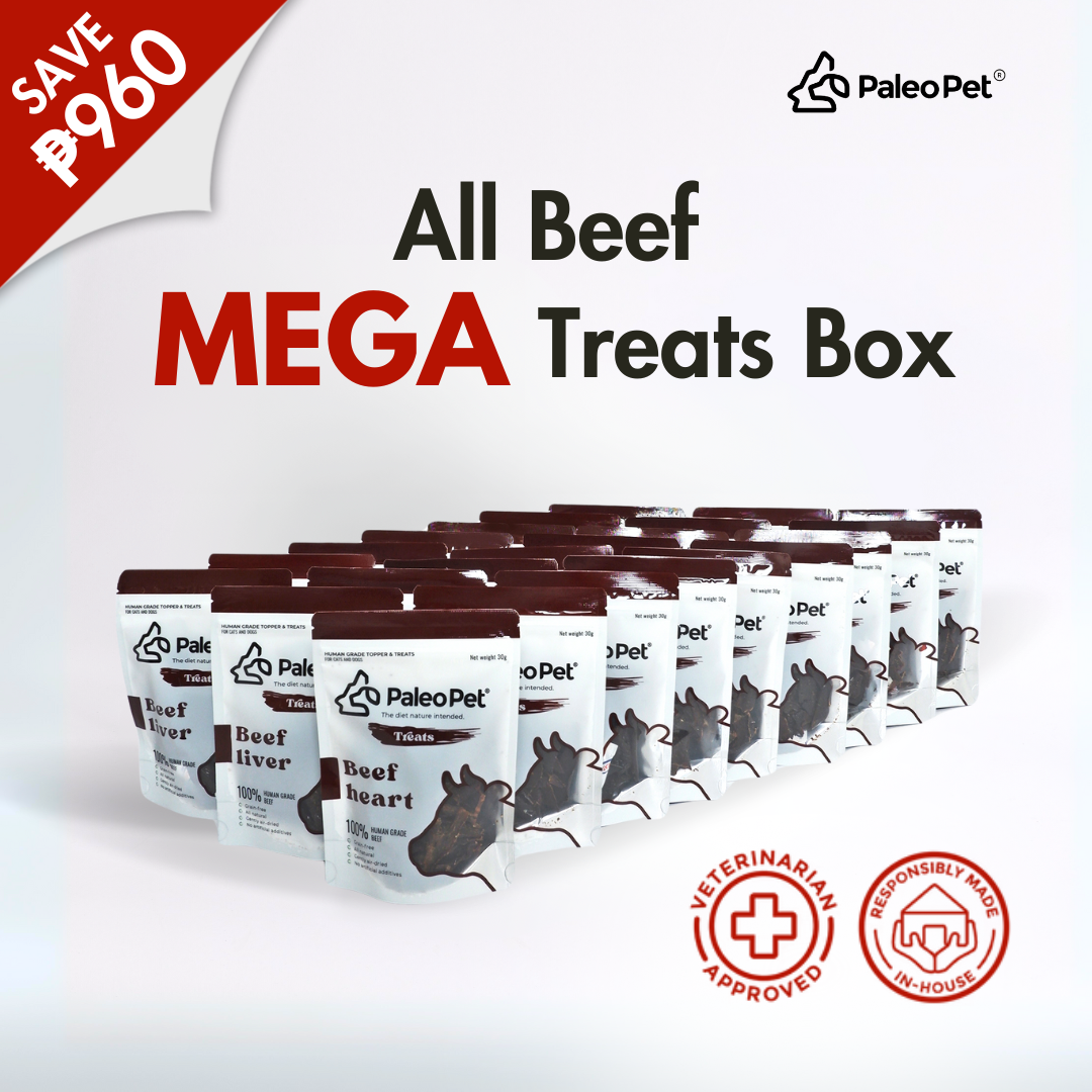 the paleo pet All Beef Mega Treats Box image