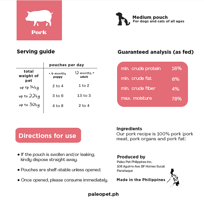 Pork Meat Pouches