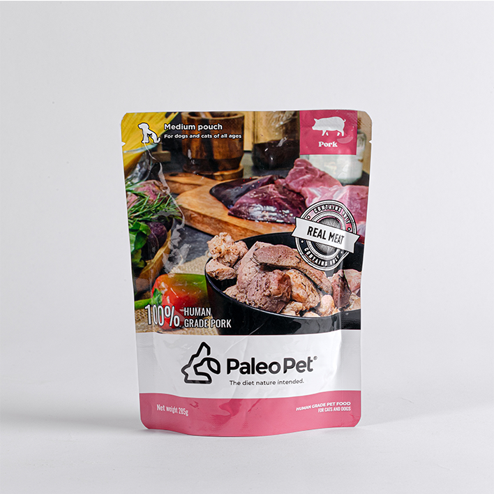 paleo pet medium pouch pork