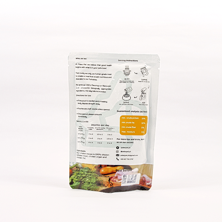 paleo pet small chicken rear