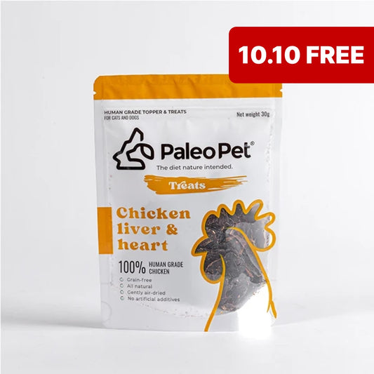 FREE Chicken Liver & Heart Treats 30g